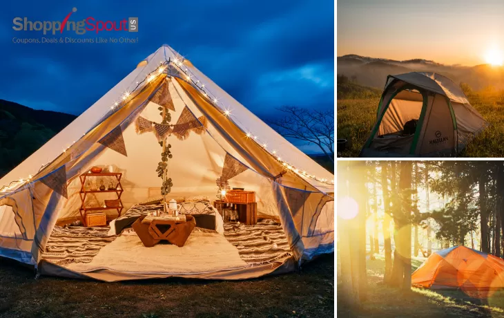Tents Available For House Camping